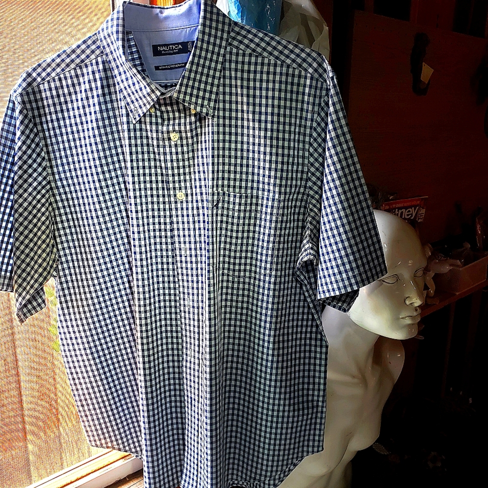 Nautica Short Sleeve Button Shirt